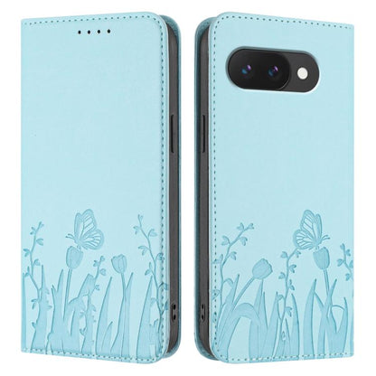 Tulips Butterfly Pattern Magnetic Vegan Leather Phone Case, For Google Pixel 10a, For Google Pixel 10 Pro XL, For Google Pixel 10 / 10 Pro, For Google Pixel 9a, For Google Pixel 9 Pro XL, For Google Pixel 9 / 9 Pro, For Google Pixel 8a                 ...