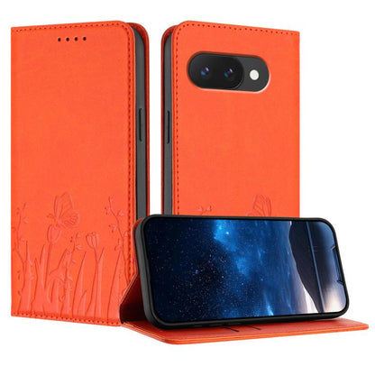 Tulips Butterfly Pattern Magnetic Vegan Leather Phone Case, For Google Pixel 10a, For Google Pixel 10 Pro XL, For Google Pixel 10 / 10 Pro, For Google Pixel 9a, For Google Pixel 9 Pro XL, For Google Pixel 9 / 9 Pro, For Google Pixel 8a                 ...