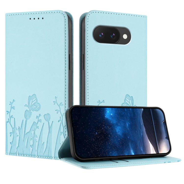 Tulips Butterfly Pattern Magnetic Vegan Leather Phone Case, For Google Pixel 10a, For Google Pixel 10 Pro XL, For Google Pixel 10 / 10 Pro, For Google Pixel 9a, For Google Pixel 9 Pro XL, For Google Pixel 9 / 9 Pro, For Google Pixel 8a                 ...