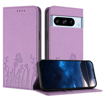Tulips Butterfly Pattern Magnetic Vegan Leather Phone Case, For Google Pixel 10a, For Google Pixel 10 Pro XL, For Google Pixel 10 / 10 Pro, For Google Pixel 9a, For Google Pixel 9 Pro XL, For Google Pixel 9 / 9 Pro, For Google Pixel 8a                 ...