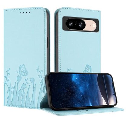 Tulips Butterfly Pattern Magnetic Vegan Leather Phone Case, For Google Pixel 10a, For Google Pixel 10 Pro XL, For Google Pixel 10 / 10 Pro, For Google Pixel 9a, For Google Pixel 9 Pro XL, For Google Pixel 9 / 9 Pro, For Google Pixel 8a                 ...