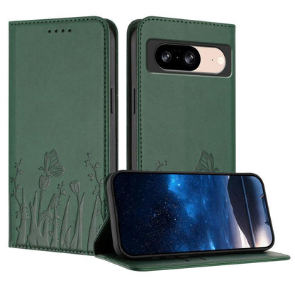 Tulips Butterfly Pattern Magnetic Vegan Leather Phone Case, For Google Pixel 10a, For Google Pixel 10 Pro XL, For Google Pixel 10 / 10 Pro, For Google Pixel 9a, For Google Pixel 9 Pro XL, For Google Pixel 9 / 9 Pro, For Google Pixel 8a                 ...