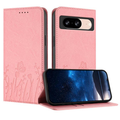 Tulips Butterfly Pattern Magnetic Vegan Leather Phone Case, For Google Pixel 10a, For Google Pixel 10 Pro XL, For Google Pixel 10 / 10 Pro, For Google Pixel 9a, For Google Pixel 9 Pro XL, For Google Pixel 9 / 9 Pro, For Google Pixel 8a                 ...