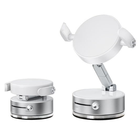 Support de téléphone de voiture magnétique sous vide Nano de type pince pliable rotatif à 360 degrés A9 Pro, A9 Pro (Noir), A9 Pro (Blanc)