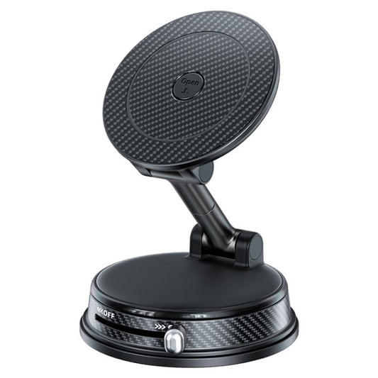 Support de téléphone de voiture magnétique pliable A15 avec diffuseur d'arômes et aspirateur, A15 (noir), A15 (orange)