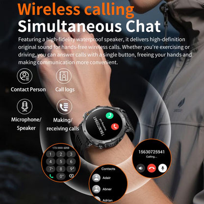 HT42 1.7 inch GPS Sports Smart Watch Supports Bluetooth Call / Heart Rate / Sleep Monitoring
