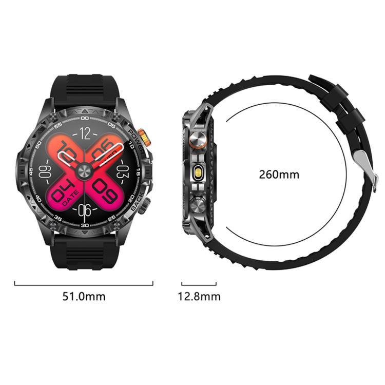 YK16 1.7 inch Sports Smart Watch Supports Heart Rate / Sleep Monitoring