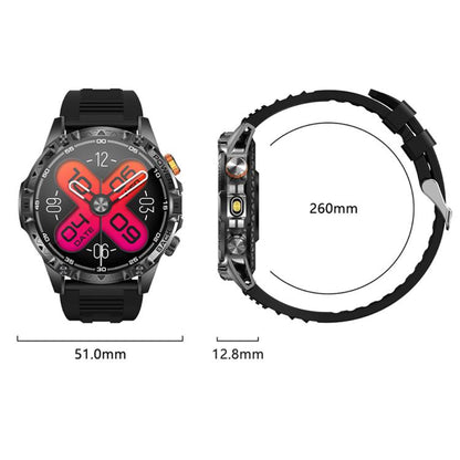YK16 1.7 inch Sports Smart Watch Supports Heart Rate / Sleep Monitoring