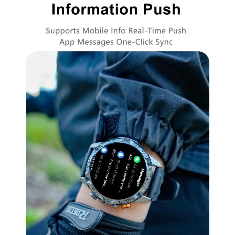 YK16 1.7 inch Sports Smart Watch Supports Heart Rate / Sleep Monitoring