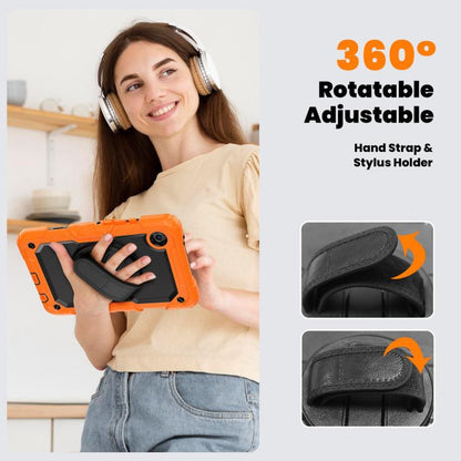 Silicone Hybrid PC Tablet Case with Shoulder Strap, For Samsung Galaxy Tab A11 / A9
