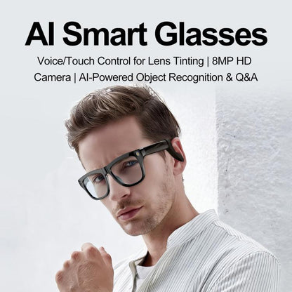 XK One Mac 8MP Voice Touch Control Smart Color Changing Lenses AI Smart Glasses