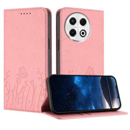 Tulips Butterfly Pattern Magnetic Vegan Leather Phone Case, For Tecno Camon 40 Pro 4G, For Tecno Camon 40 Premier, For Tecno Camon 40, For Tecno Camon 40 Pro 5G, For Tecno Spark 30C 5G / Pop 9 5G, For Tecno Spark Go 1 / Pop 9 4G, For Tecno Camon 30S   ...
