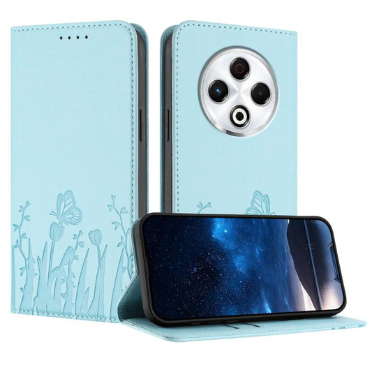 Tulips Butterfly Pattern Magnetic Vegan Leather Phone Case, For Tecno Spark 30 4G, For Tecno Spark 30C 4G, For Tecno Pova 6 Neo 4G, For Tecno Pova 6 / Pova 6 Pro, For Tecno Camon 30 Pro, For Tecno Spark 20 Pro, For Tecno Spark 20 / Spark 20C / Pop 8   ...