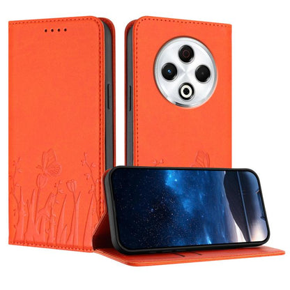 Tulips Butterfly Pattern Magnetic Vegan Leather Phone Case, For Tecno Spark 30 4G, For Tecno Spark 30C 4G, For Tecno Pova 6 Neo 4G, For Tecno Pova 6 / Pova 6 Pro, For Tecno Camon 30 Pro, For Tecno Spark 20 Pro, For Tecno Spark 20 / Spark 20C / Pop 8   ...