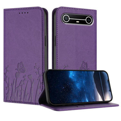 Tulips Butterfly Pattern Magnetic Vegan Leather Phone Case, For Tecno Pova Curve 2 5G, For Tecno Spark Go 3 / Pop 20 4G, For Tecno Spark 50 4G, For Tecno Camon 50 Pro 4G, For Tecno Camon 50 4G, For Tecno Pova Slim / Spark Slim, For Tecno Pova 7 5G     ...