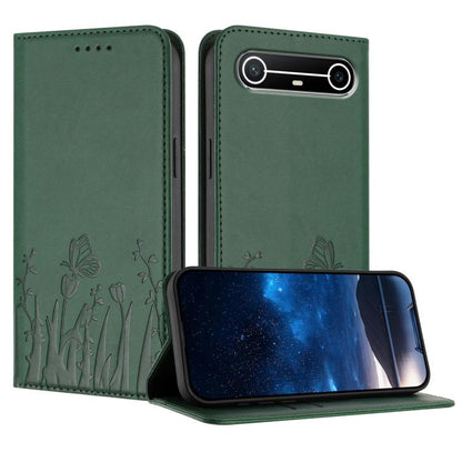 Tulips Butterfly Pattern Magnetic Vegan Leather Phone Case, For Tecno Pova Curve 2 5G, For Tecno Spark Go 3 / Pop 20 4G, For Tecno Spark 50 4G, For Tecno Camon 50 Pro 4G, For Tecno Camon 50 4G, For Tecno Pova Slim / Spark Slim, For Tecno Pova 7 5G     ...