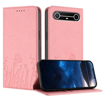 Tulips Butterfly Pattern Magnetic Vegan Leather Phone Case, For Tecno Pova Curve 2 5G, For Tecno Spark Go 3 / Pop 20 4G, For Tecno Spark 50 4G, For Tecno Camon 50 Pro 4G, For Tecno Camon 50 4G, For Tecno Pova Slim / Spark Slim, For Tecno Pova 7 5G     ...