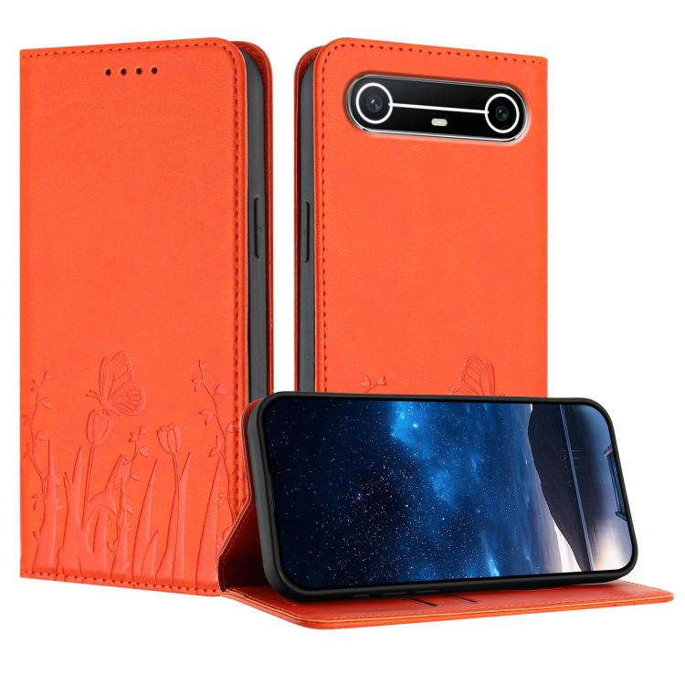 Tulips Butterfly Pattern Magnetic Vegan Leather Phone Case, For Tecno Pova Curve 2 5G, For Tecno Spark Go 3 / Pop 20 4G, For Tecno Spark 50 4G, For Tecno Camon 50 Pro 4G, For Tecno Camon 50 4G, For Tecno Pova Slim / Spark Slim, For Tecno Pova 7 5G     ...