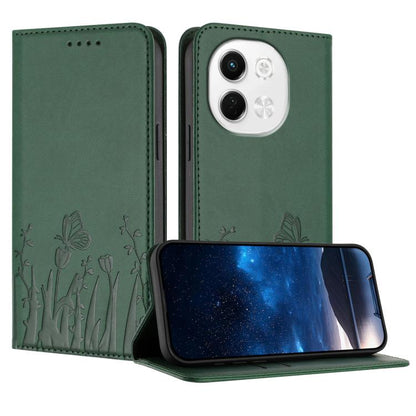 Tulips Butterfly Pattern Magnetic Vegan Leather Phone Case, For Tecno Camon 40 Pro 4G, For Tecno Camon 40 Premier, For Tecno Camon 40, For Tecno Camon 40 Pro 5G, For Tecno Spark 30C 5G / Pop 9 5G, For Tecno Spark Go 1 / Pop 9 4G, For Tecno Camon 30S   ...