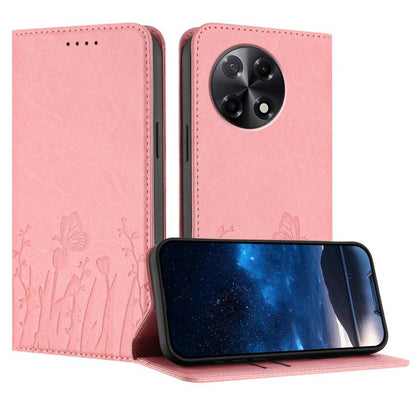 Tulips Butterfly Pattern Magnetic Vegan Leather Phone Case, For Tecno Camon 40 Pro 4G, For Tecno Camon 40 Premier, For Tecno Camon 40, For Tecno Camon 40 Pro 5G, For Tecno Spark 30C 5G / Pop 9 5G, For Tecno Spark Go 1 / Pop 9 4G, For Tecno Camon 30S   ...