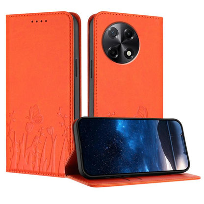 Tulips Butterfly Pattern Magnetic Vegan Leather Phone Case, For Tecno Camon 40 Pro 4G, For Tecno Camon 40 Premier, For Tecno Camon 40, For Tecno Camon 40 Pro 5G, For Tecno Spark 30C 5G / Pop 9 5G, For Tecno Spark Go 1 / Pop 9 4G, For Tecno Camon 30S   ...