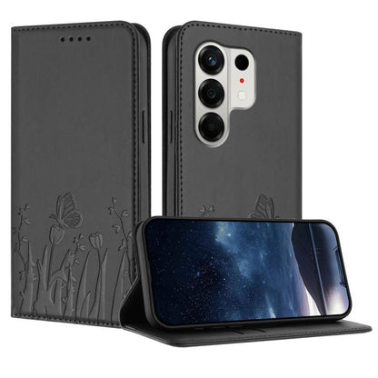 Tulips Butterfly Pattern Magnetic Vegan Leather Phone Case, For Tecno Pova Curve 2 5G, For Tecno Spark Go 3 / Pop 20 4G, For Tecno Spark 50 4G, For Tecno Camon 50 Pro 4G, For Tecno Camon 50 4G, For Tecno Pova Slim / Spark Slim, For Tecno Pova 7 5G     ...
