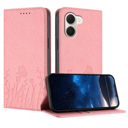 Tulips Butterfly Pattern Magnetic Vegan Leather Phone Case, For Tecno Pova Curve 2 5G, For Tecno Spark Go 3 / Pop 20 4G, For Tecno Spark 50 4G, For Tecno Camon 50 Pro 4G, For Tecno Camon 50 4G, For Tecno Pova Slim / Spark Slim, For Tecno Pova 7 5G     ...