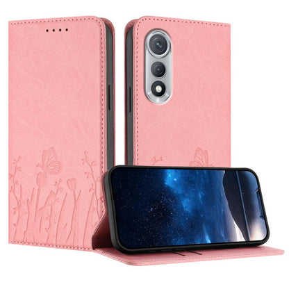 Tulips Butterfly Pattern Magnetic Vegan Leather Phone Case, For Tecno Pova Curve 2 5G, For Tecno Spark Go 3 / Pop 20 4G, For Tecno Spark 50 4G, For Tecno Camon 50 Pro 4G, For Tecno Camon 50 4G, For Tecno Pova Slim / Spark Slim, For Tecno Pova 7 5G     ...