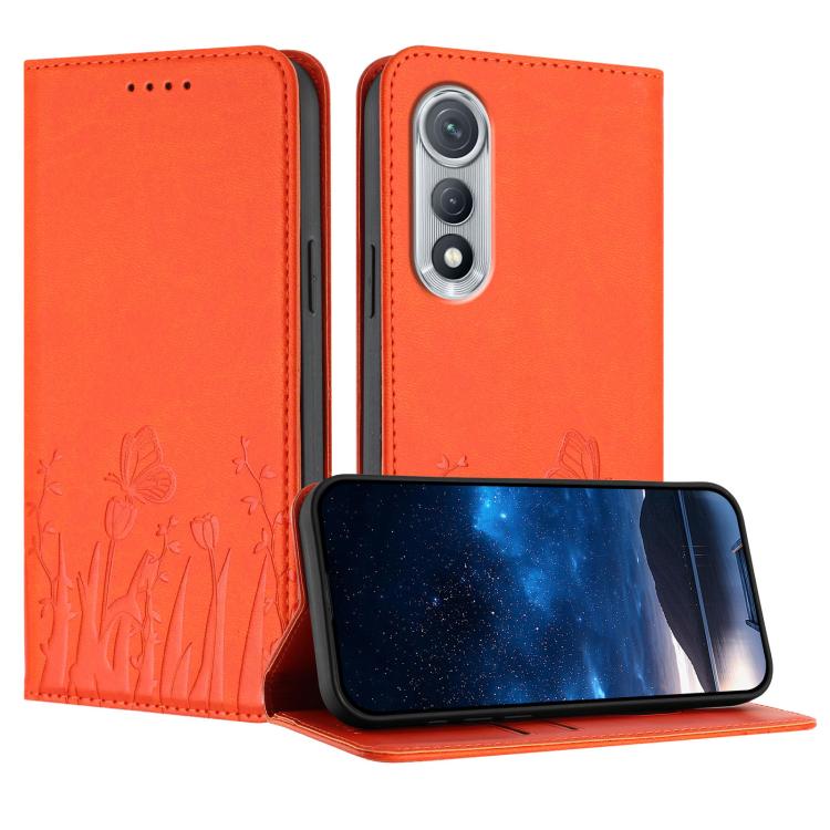 Tulips Butterfly Pattern Magnetic Vegan Leather Phone Case, For Tecno Pova Curve 2 5G, For Tecno Spark Go 3 / Pop 20 4G, For Tecno Spark 50 4G, For Tecno Camon 50 Pro 4G, For Tecno Camon 50 4G, For Tecno Pova Slim / Spark Slim, For Tecno Pova 7 5G     ...