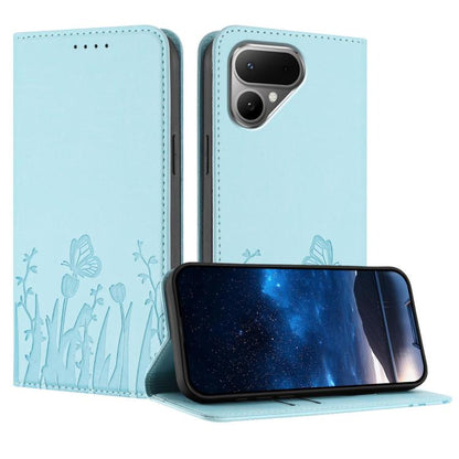 Tulips Butterfly Pattern Magnetic Vegan Leather Phone Case, For Tecno Pova Curve 2 5G, For Tecno Spark Go 3 / Pop 20 4G, For Tecno Spark 50 4G, For Tecno Camon 50 Pro 4G, For Tecno Camon 50 4G, For Tecno Pova Slim / Spark Slim, For Tecno Pova 7 5G     ...