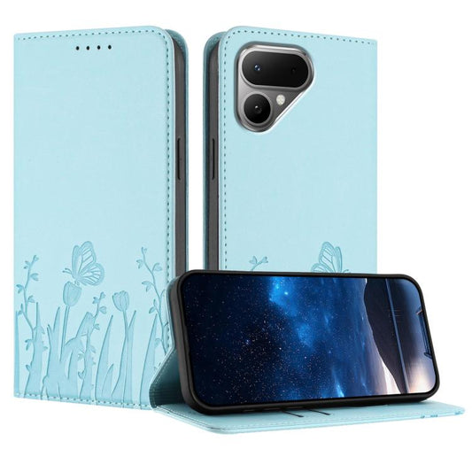 Tulips Butterfly Pattern Magnetic Vegan Leather Phone Case, For Tecno Pova Curve 2 5G, For Tecno Spark Go 3 / Pop 20 4G, For Tecno Spark 50 4G, For Tecno Camon 50 Pro 4G, For Tecno Camon 50 4G, For Tecno Pova Slim / Spark Slim, For Tecno Pova 7 5G     ...