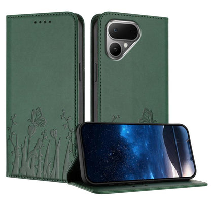 Tulips Butterfly Pattern Magnetic Vegan Leather Phone Case, For Tecno Pova Curve 2 5G, For Tecno Spark Go 3 / Pop 20 4G, For Tecno Spark 50 4G, For Tecno Camon 50 Pro 4G, For Tecno Camon 50 4G, For Tecno Pova Slim / Spark Slim, For Tecno Pova 7 5G     ...