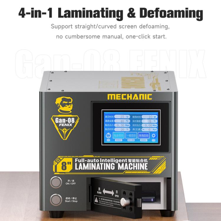 Mechanic Gan-18 Fenix 8 inch Intelligent Laminating Defoaming Machine, EU Plug 8 inch, US Plug 8 inch, UK Plug 8 inch