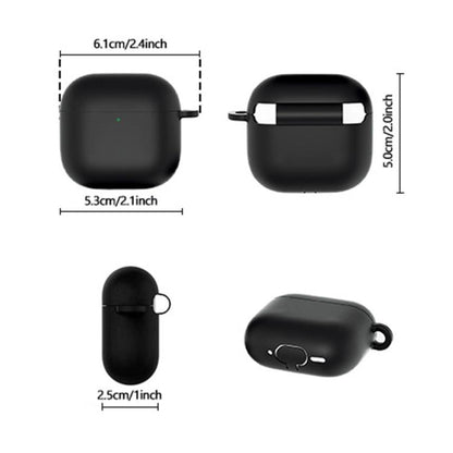 XDcase 2.5mm Thick Silicone Earbud Protective Case with Hook, For AirPods 5 / 4, For AirPods Pro 3, For AirPods Pro 2 / 1
