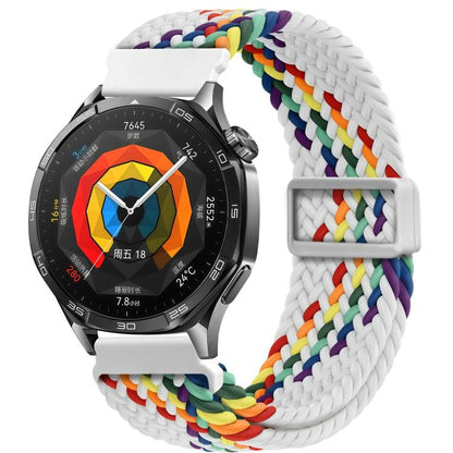 Press Button Quick Release Magnetic Buckle Woven Watch Band, 20mm, 22mm