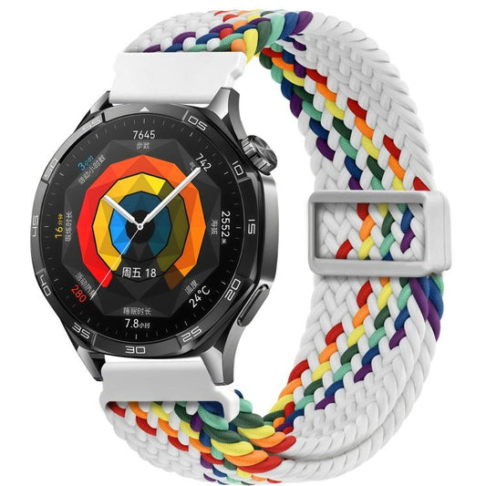 Press Button Quick Release Magnetic Buckle Woven Watch Band, 20mm, 22mm