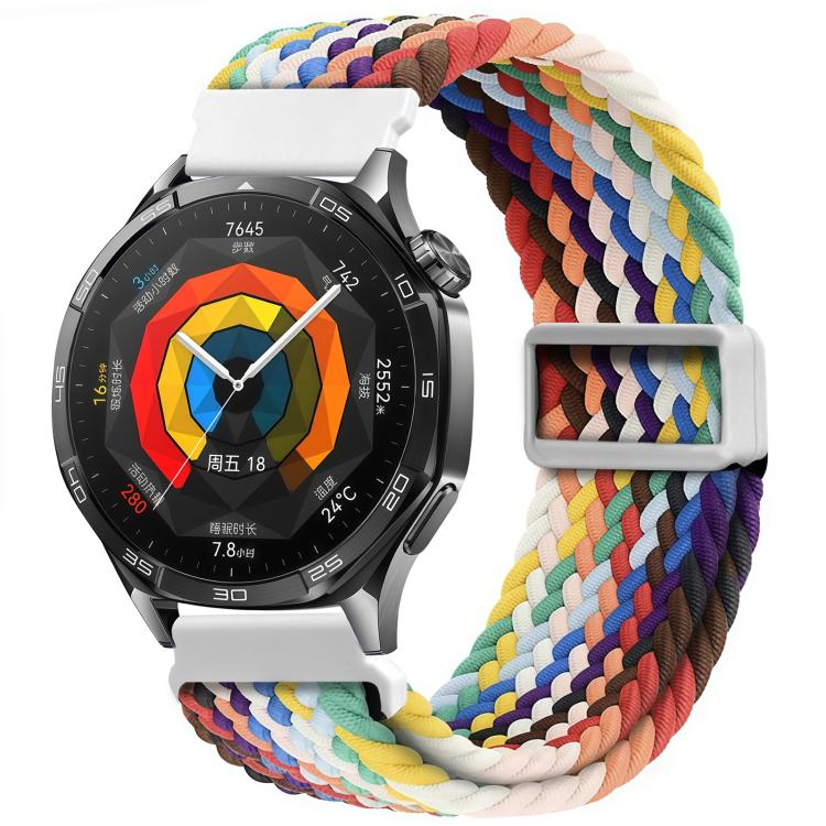 Press Button Quick Release Magnetic Buckle Woven Watch Band, 20mm, 22mm