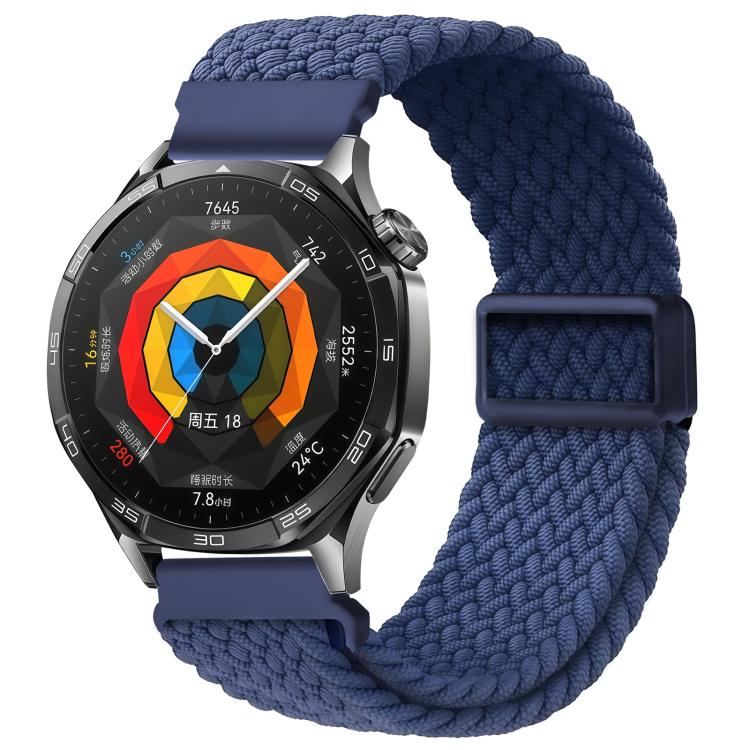 Press Button Quick Release Magnetic Buckle Woven Watch Band, 20mm, 22mm