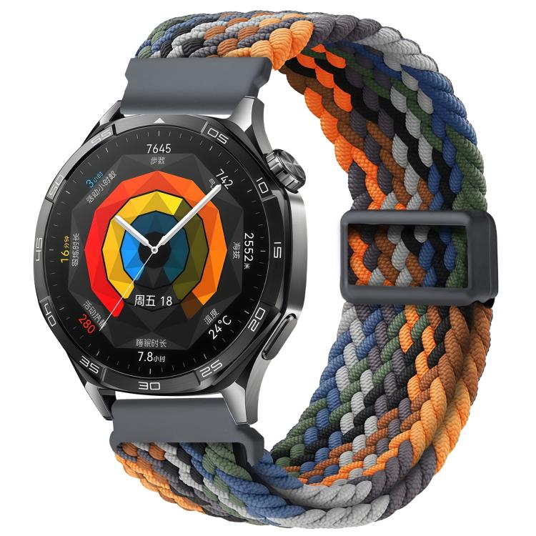 Press Button Quick Release Magnetic Buckle Woven Watch Band, 20mm, 22mm