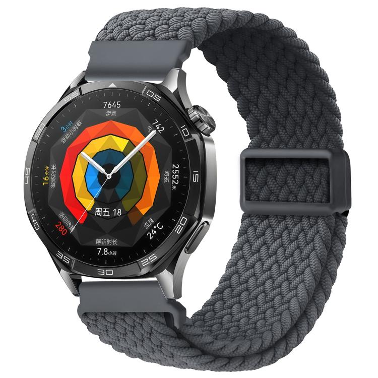 Press Button Quick Release Magnetic Buckle Woven Watch Band, 20mm, 22mm