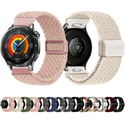 Press Button Quick Release Magnetic Buckle Woven Watch Band, 20mm, 22mm