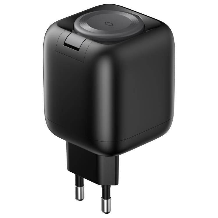 Havit UC252 65W 3 in 1 GaN Travel Charger with Type-C Retractable Cable, UC252(EU Plug), UC252(US Plug)