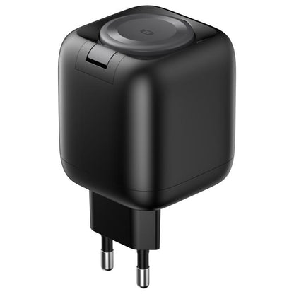 Havit UC252 65W 3 in 1 GaN Travel Charger with Type-C Retractable Cable, UC252(EU Plug), UC252(US Plug)