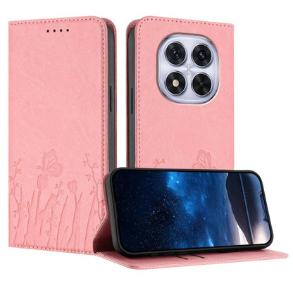 Tulips Butterfly Pattern Magnetic Vegan Leather Phone Case, For Redmi Note 14 5G / Poco M7 Pro 5G, For Redmi Note 14 Pro 4G, For Redmi Note 14 4G 163.25mm, For Redmi K70 Ultra, For Redmi 13 4G / 5G / Note 13R / Poco M6 Plus 5G                          ...