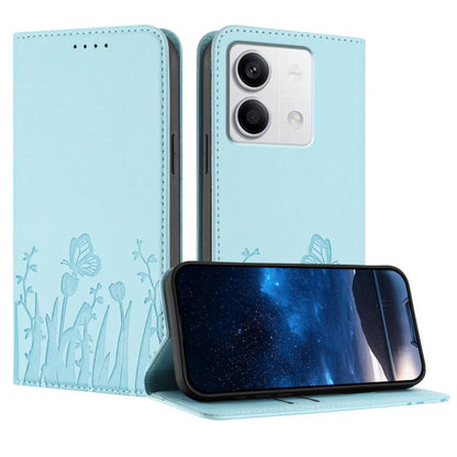 Tulips Butterfly Pattern Magnetic Vegan Leather Phone Case, For Redmi 13C 4G / 5G / Poco C65 / Poco M6 5G, For Redmi Note 13 4G, For Redmi K70E / Poco X6 Pro, For Redmi Note 13 Pro 5G / Xiaomi Poco X6, For Redmi Note 13 5G, For Redmi Note 13 Pro+      ...
