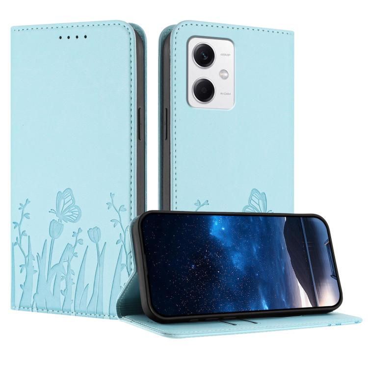 Tulips Butterfly Pattern Magnetic Vegan Leather Phone Case, For Redmi 13C 4G / 5G / Poco C65 / Poco M6 5G, For Redmi Note 13 4G, For Redmi K70E / Poco X6 Pro, For Redmi Note 13 Pro 5G / Xiaomi Poco X6, For Redmi Note 13 5G, For Redmi Note 13 Pro+      ...