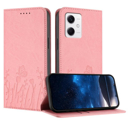 Tulips Butterfly Pattern Magnetic Vegan Leather Phone Case, For Redmi 13C 4G / 5G / Poco C65 / Poco M6 5G, For Redmi Note 13 4G, For Redmi K70E / Poco X6 Pro, For Redmi Note 13 Pro 5G / Xiaomi Poco X6, For Redmi Note 13 5G, For Redmi Note 13 Pro+      ...