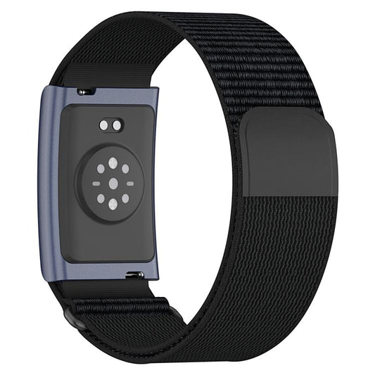 For Amazfit Helio Strap xDfind Covered Nylon Loop Band, 280mm Wristband, 420mm Arm Strap