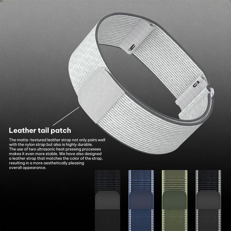 Pour bracelet Amazfit Helio xDfind en nylon tressé, bracelet de 280 mm, bracelet de bras de 420 mm