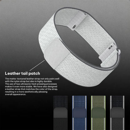 Pour bracelet Amazfit Helio xDfind en nylon tressé, bracelet de 280 mm, bracelet de bras de 420 mm